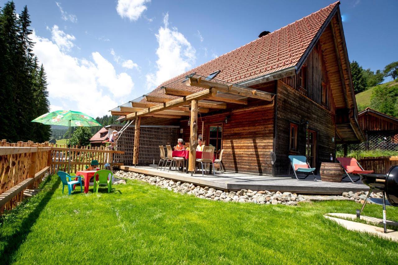 Naturpark Huette Mandl, Biobauernhof & Huettenurlaub Sankt Lambrecht Eksteriør billede