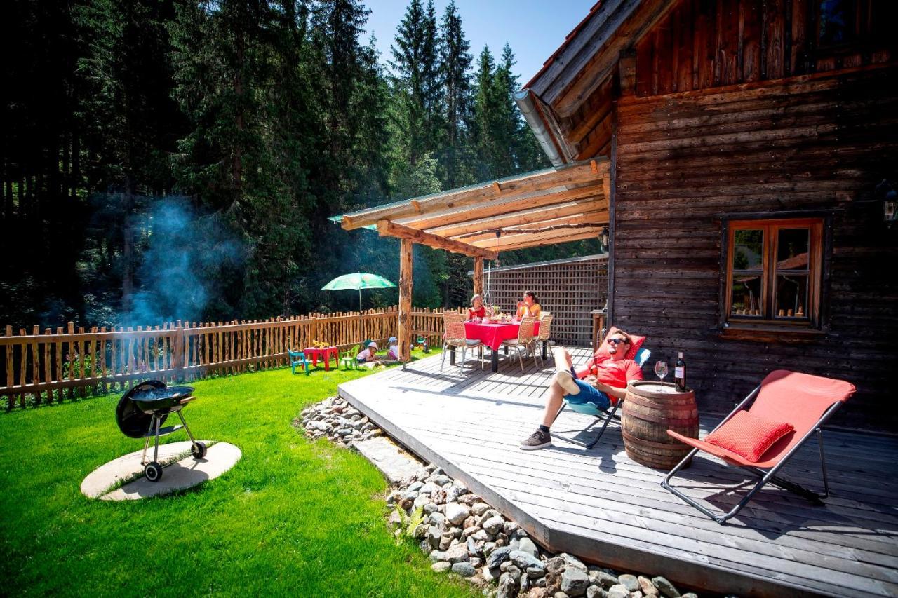 Naturpark Huette Mandl, Biobauernhof & Huettenurlaub Sankt Lambrecht Eksteriør billede