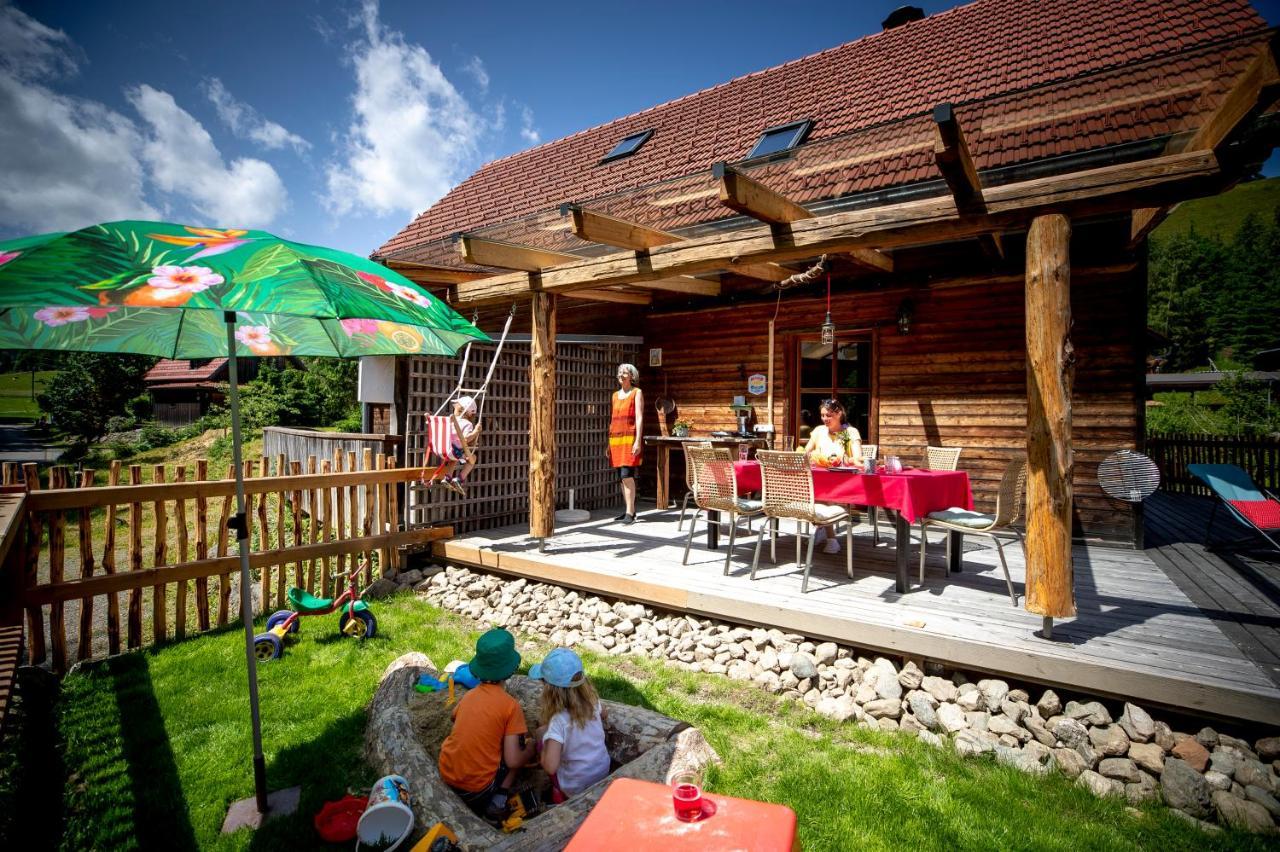 Naturpark Huette Mandl, Biobauernhof & Huettenurlaub Sankt Lambrecht Eksteriør billede